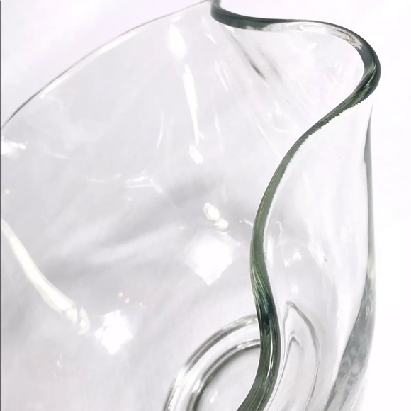 🔥Large Glass Wavy Serving Mixing Salad Bowl… - Picture 5 of 7